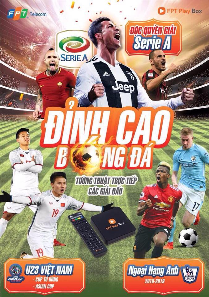 Truyền hình FPT sở hữu bản quyền hai giải Series A và FA Cup Truyền hình FPT sở hữu bản quyền hai giải Series A và FA Cup