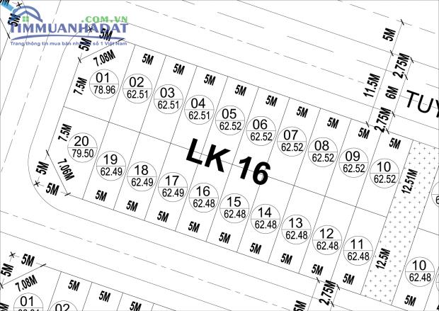 Thông tin LK16, LK17 liền kề Dự án Phú Lương nhìn vào trường học