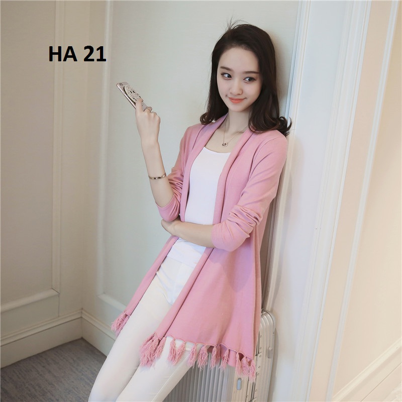 Áo cardigan nữ dáng dài HA 21