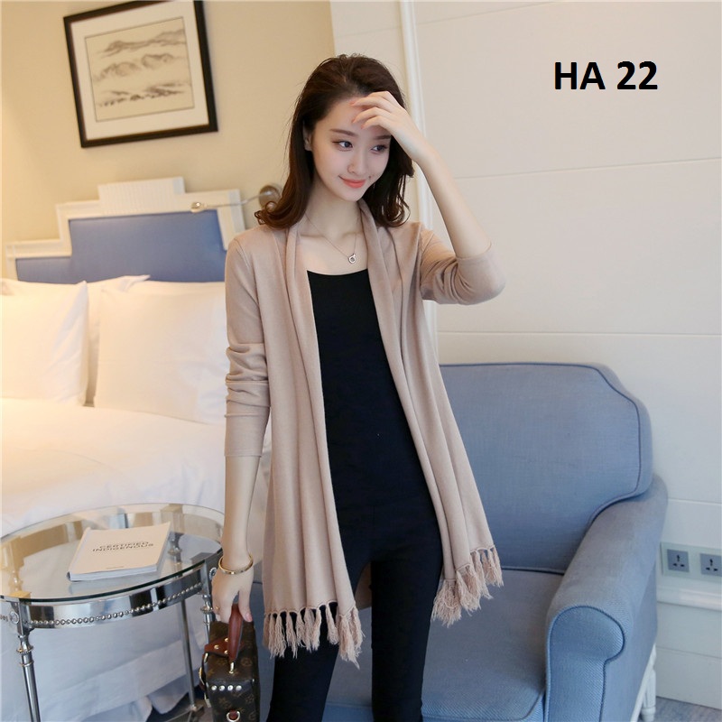 Áo cardigan nữ dáng dài HA 22