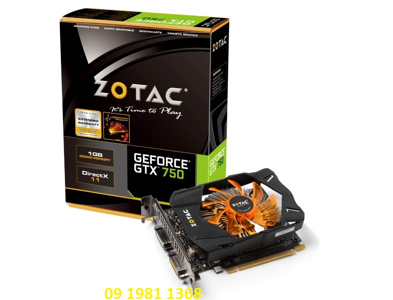 	 Vga Zotac GTX 750/1G/DR5