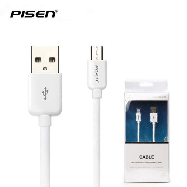 Cáp Pisen micro usb data charging cable ii