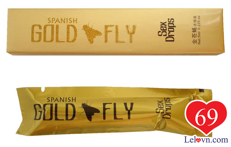 Gói thuốc kích dục Gold Fly dạng lỏng không màu, không mùi, không vị