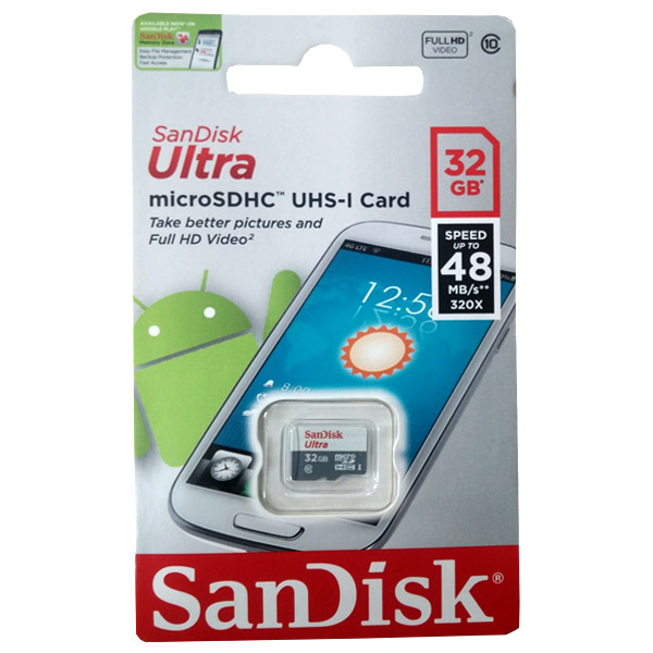 Thẻ nhớ Sandisk 32G 48Mb/s CLASS 10