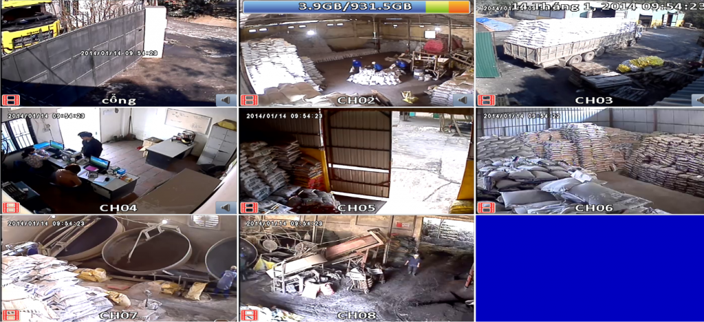Lắp đặt hệ thống camera giám sát cho nhà kho hàng Lắp đặt hệ thống camera giám sát cho nhà kho hàng