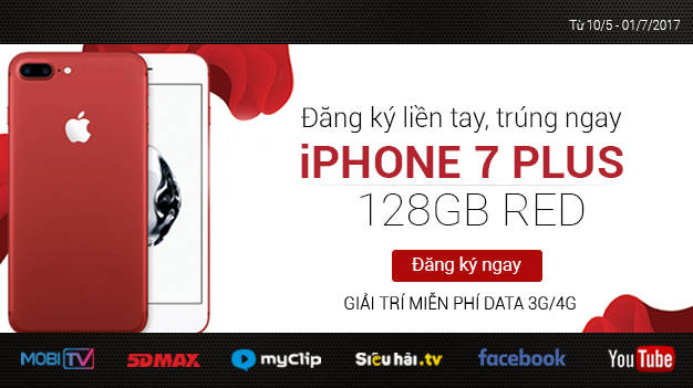Đăng ký liền tay, trúng ngay Iphone7 Đăng ký liền tay, trúng ngay Iphone7