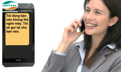 Dịch vụ Auto SMS Viettel – Tin nhắn báo bận tự động Dịch vụ Auto SMS Viettel – Tin nhắn báo bận tự động