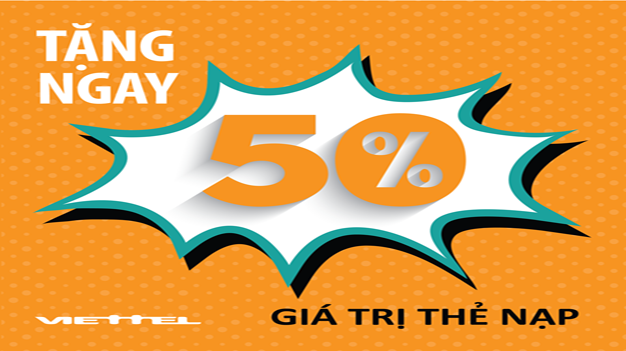 Viettel khuyến mại 50% thẻ nạp ngày 31/03/2017 Viettel khuyến mại 50% thẻ nạp ngày 31/03/2017