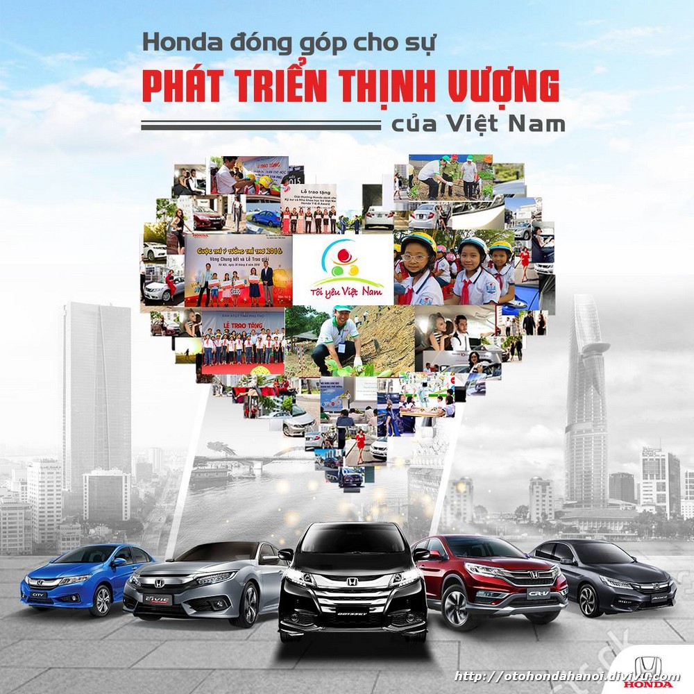 Honda - Đóng góp vào sự phát triển thịnh vượng của người Việt Honda - Đóng góp vào sự phát triển thịnh vượng của người Việt