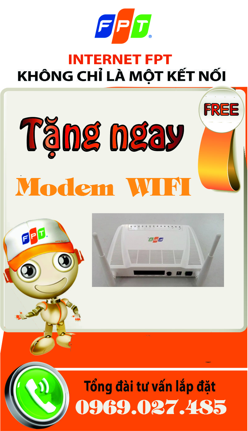 Tặng Modem Wifi