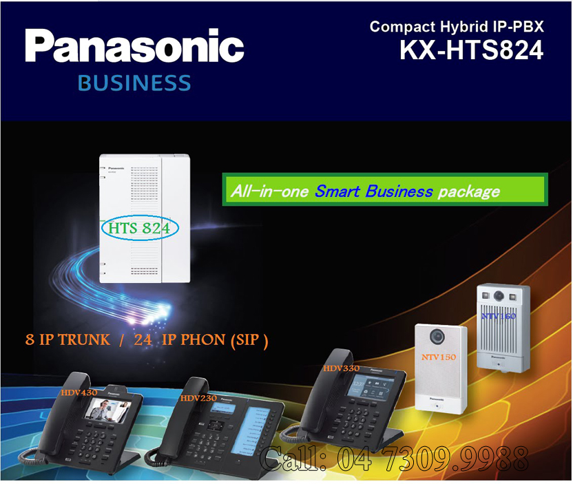 Tổng đài Panasonic KX-HTS824