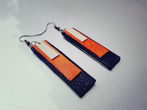 Earrings - Orange