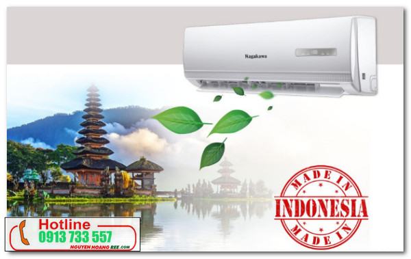 Máy lạnh Nagakawa NS - C12TL xuất xứ từ Indonesia 