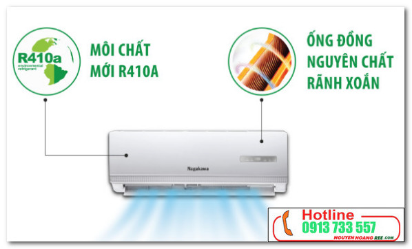 Máy lạnh Nagakawa NS - C12TL ống đồng chất rãnh xoắn