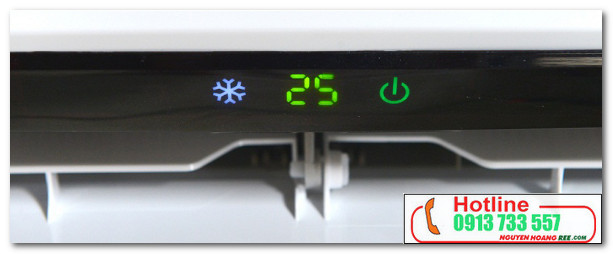 Máy lạnh Yuiki YK-18MAB  còn có tính năng hiển thị nhiệt độ trên dàn lạnh