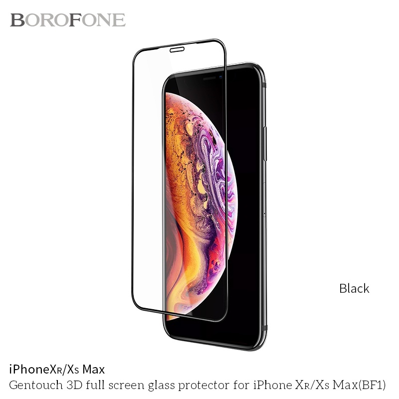 BF1 “GENTOUCH” KÍNH BẢO VỆ MÀN HÌNH CHO IPHONE XR / XS MAX