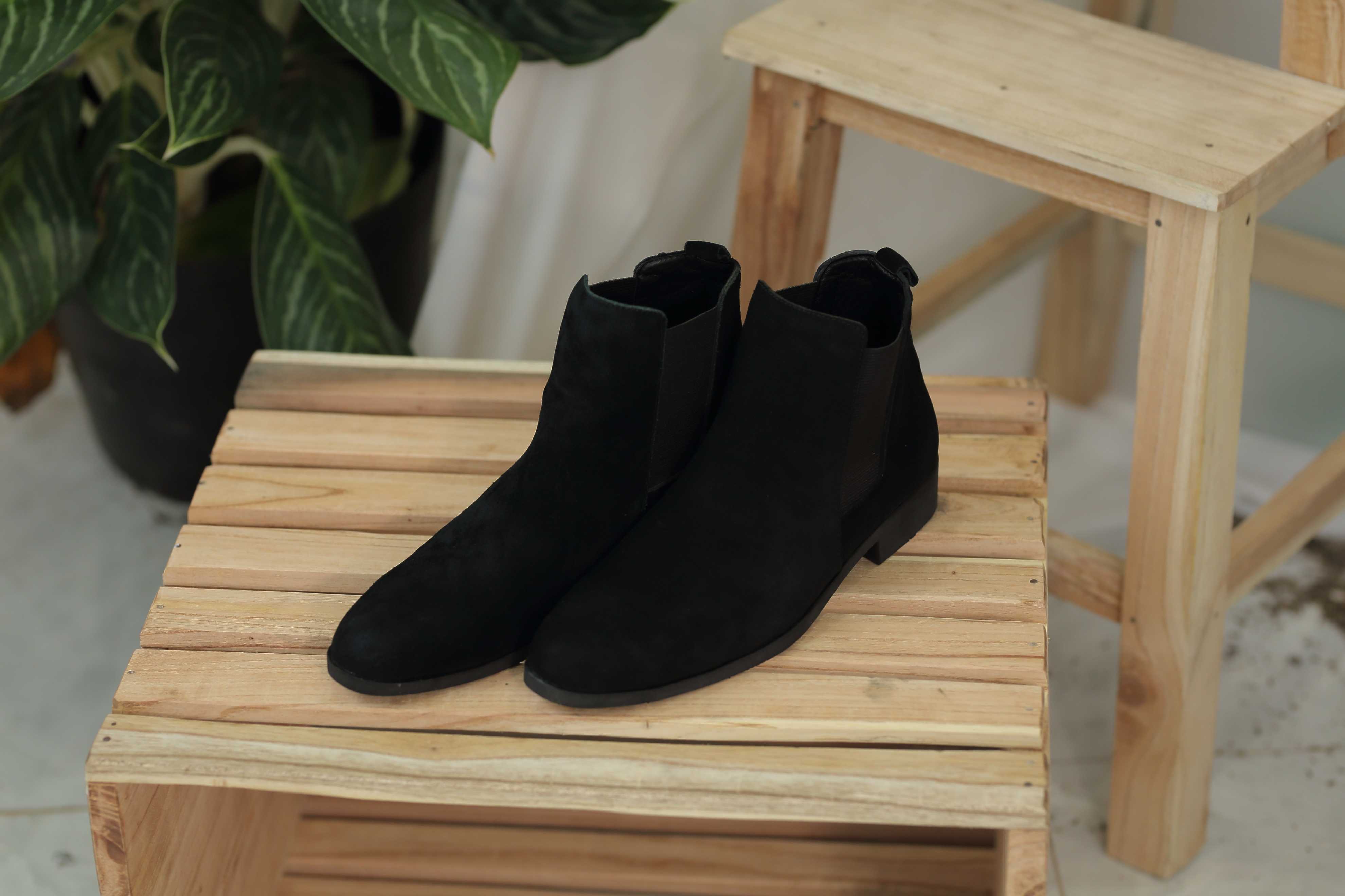 Giày Chelsea Boot da lộn