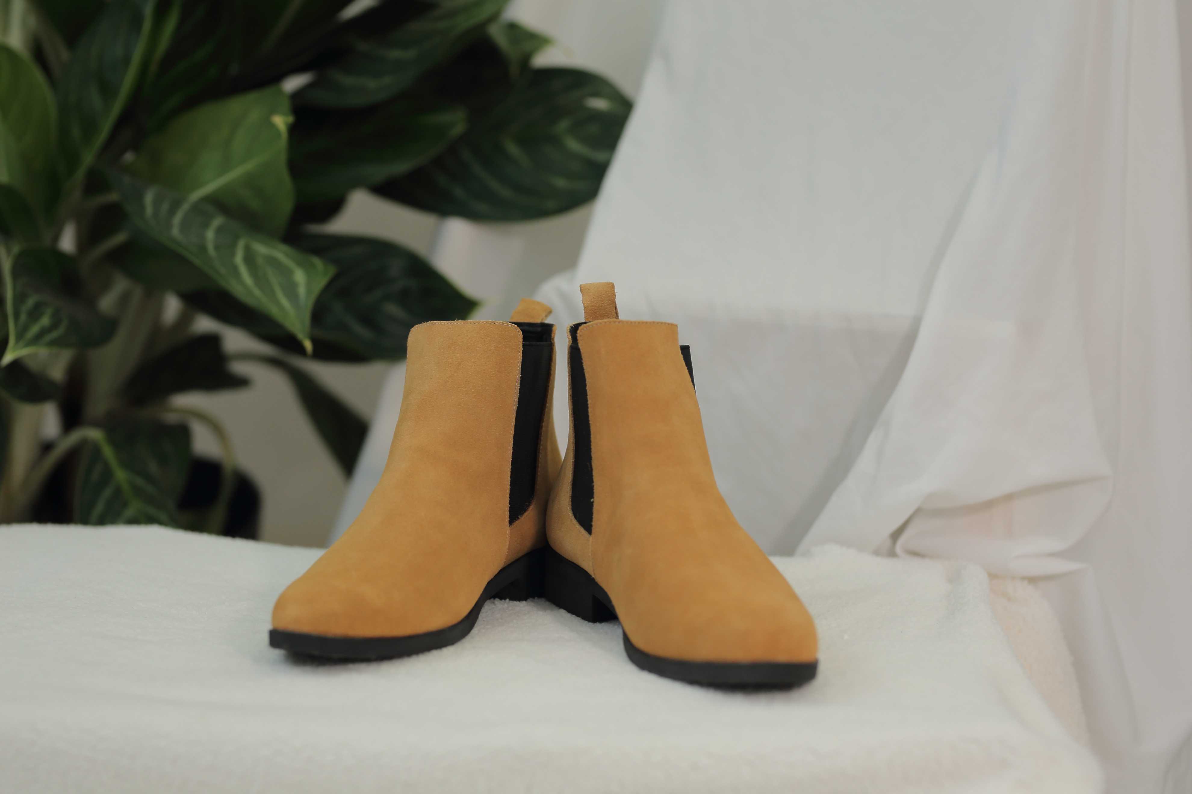 Giày Chelsea Boot da lộn