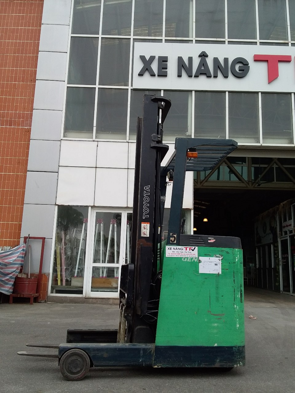 Xe nâng điện Toyota 7FBR15, 2007, V4300, SK 25007 Xe nâng điện Toyota 7FBR15, 2007, V4300, SK 25007