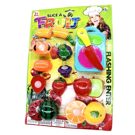 Bộ đồ chơi cắt trái cây bằng nhựa cho bé 