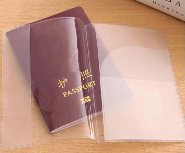 Bao Passport 3 ngăn nhựa trong dẻo loại dày