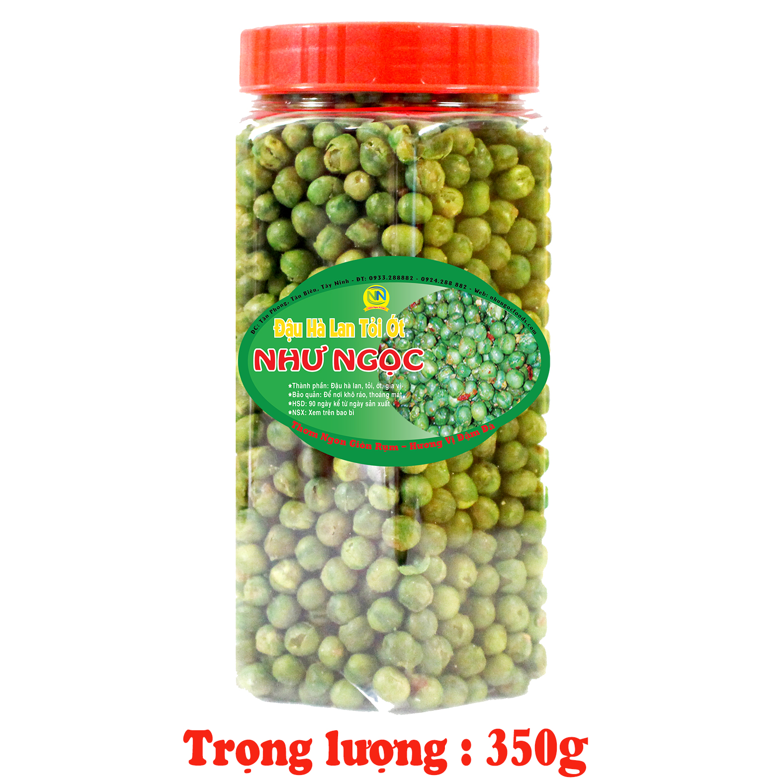 Đậu Hà Lan Tỏi Ớt Hủ_350g