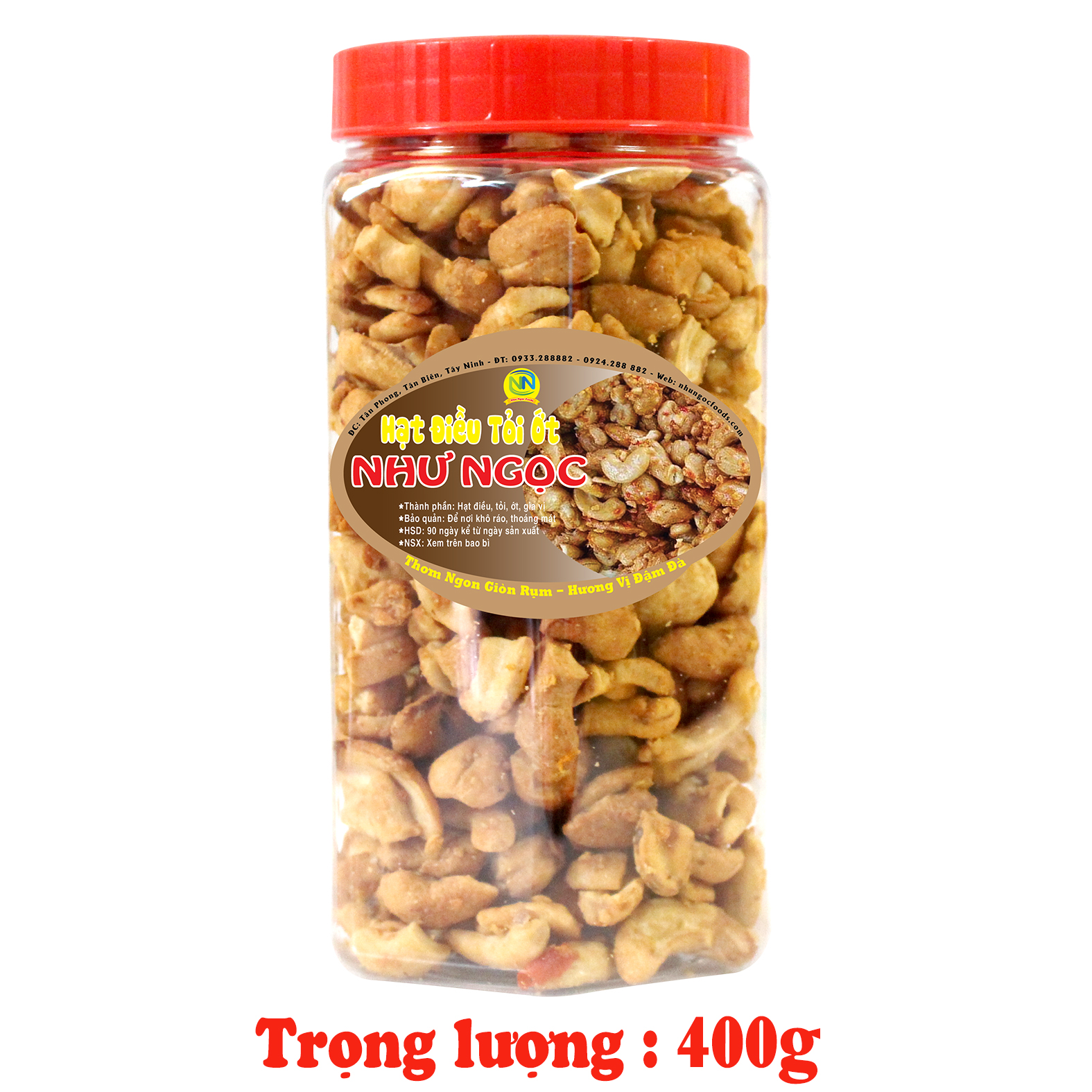 Hạt Điều Tỏi Ớt Hủ_400g