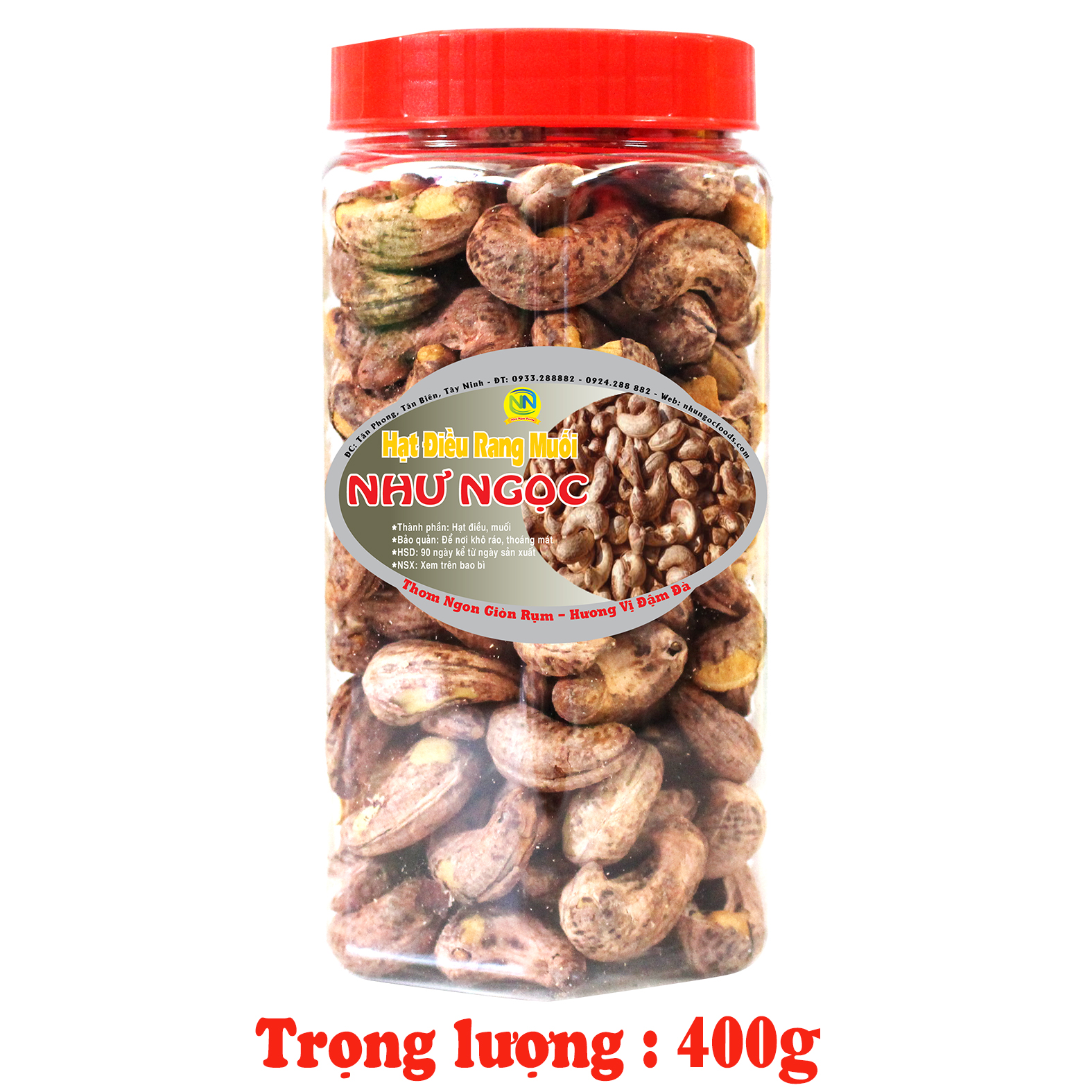 Hạt Điều Rang Muối Hủ_400g