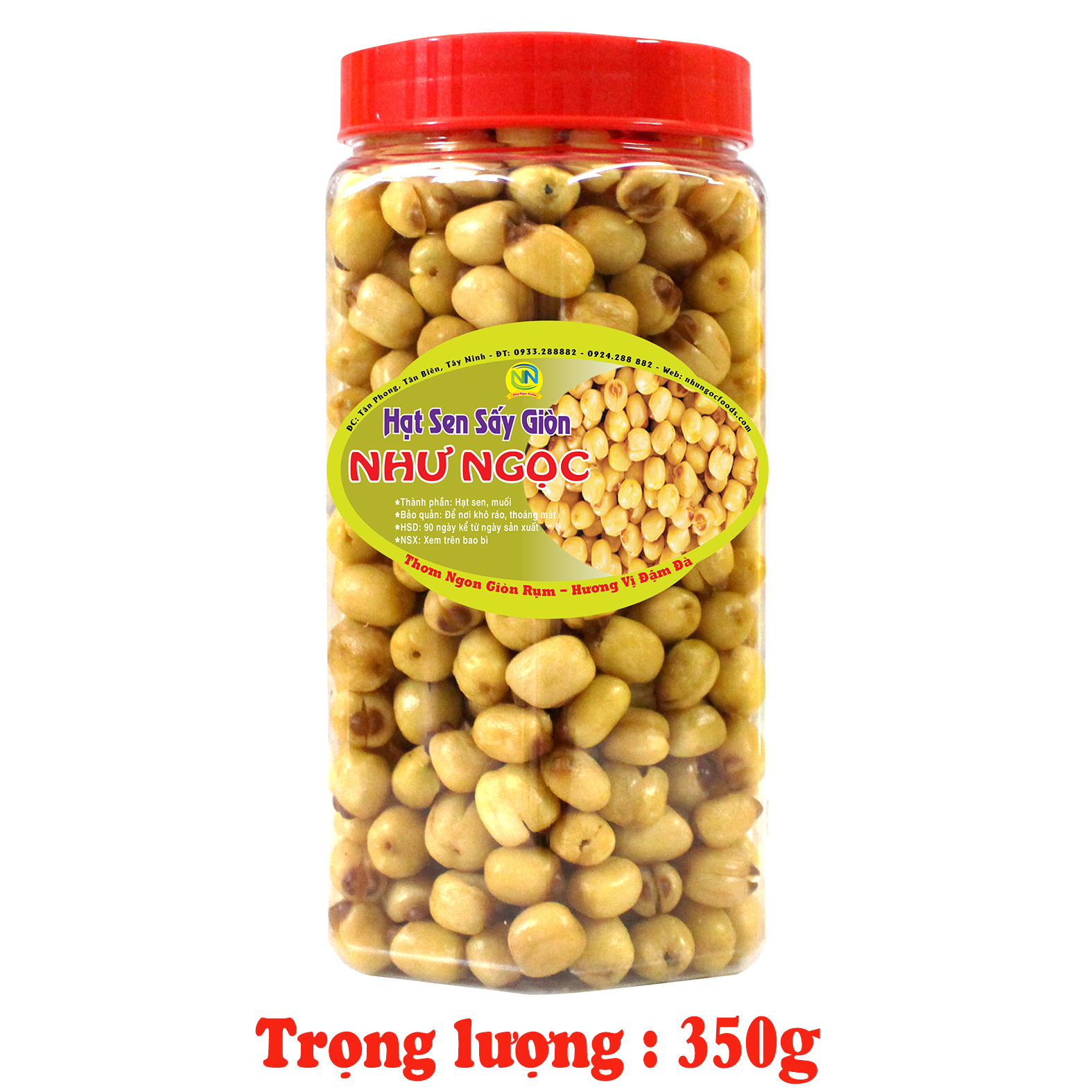 Hạt Sen Sấy Giòn Hủ_350g