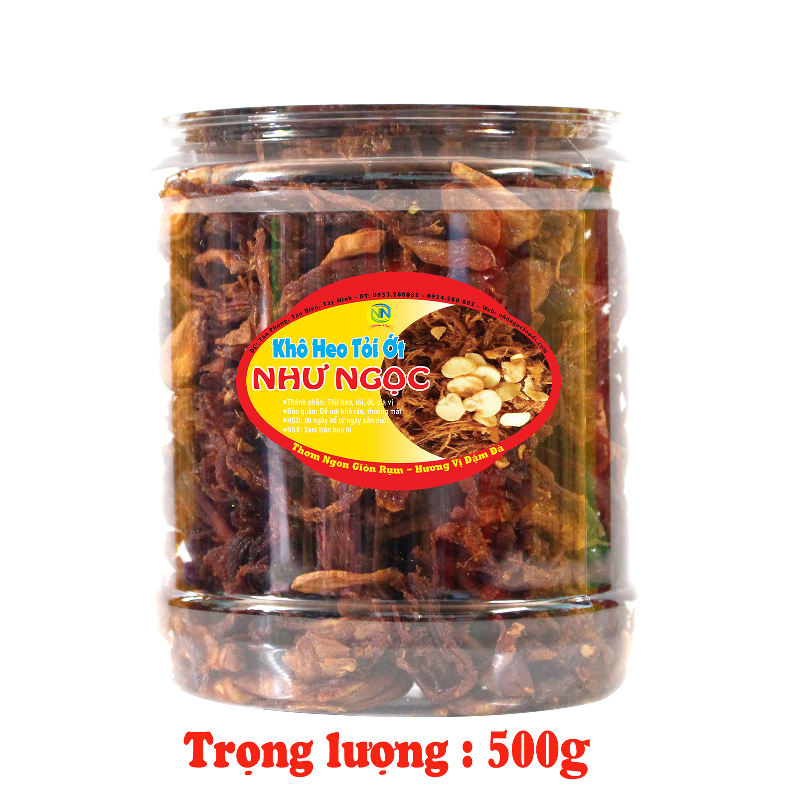 Khô Heo Tỏi Ớt Hủ_500g