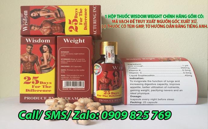 Mua thuốc tăng cân Wisdom Weight ở Quảng Trị ở đâu UY TÍN giao hàng nhanh