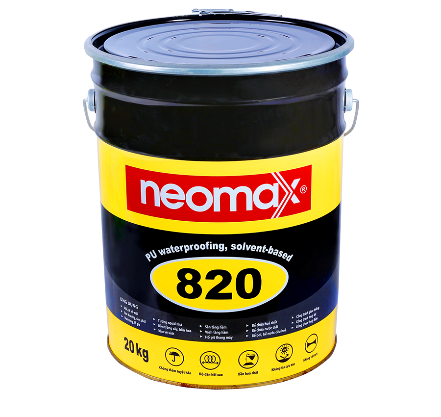 sơn chống thấm sân thượng neomax 820