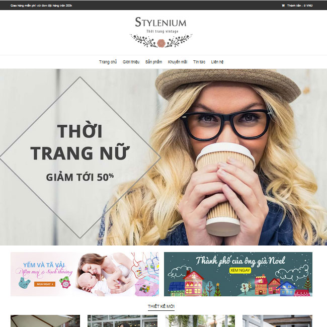 Website thời trang nữ