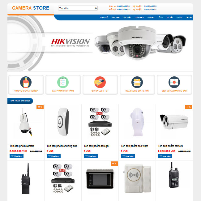 Website camera, an ninh